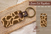 Abstract Pattern Laser Cut Keychain Design Bundle