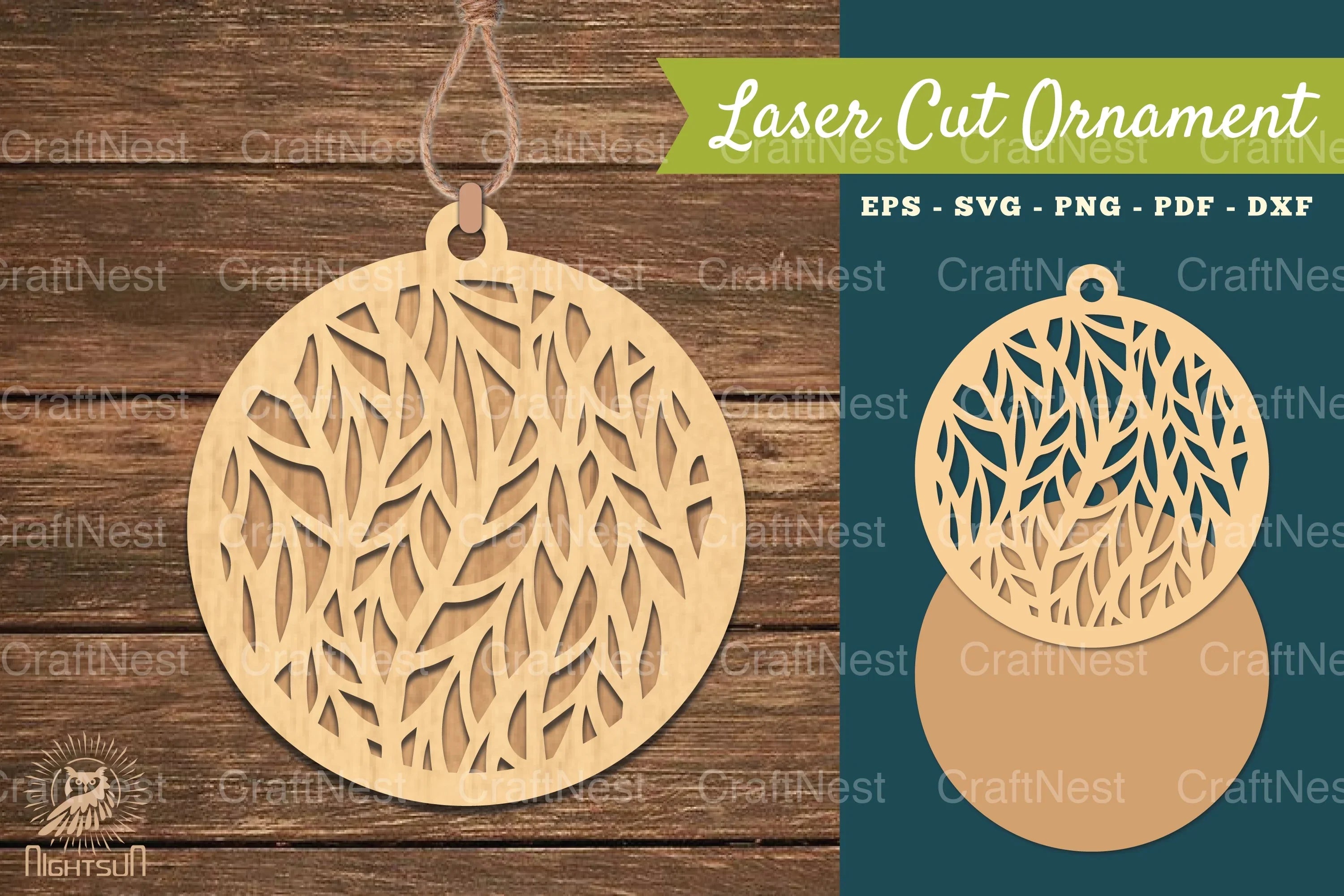 Abstract Pattern Laser Cut Ornament Clipart Bundle - CraftNest - Digital Crafting and Art