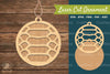 Abstract Pattern Laser Cut Ornament Clipart Bundle