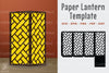 Abstract Pattern Paper Lantern Template Clipart Bundle
