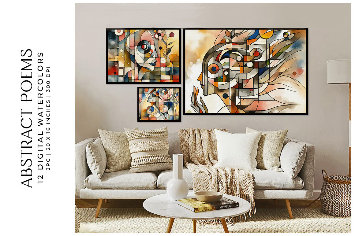 Abstract Poems - Wall Art