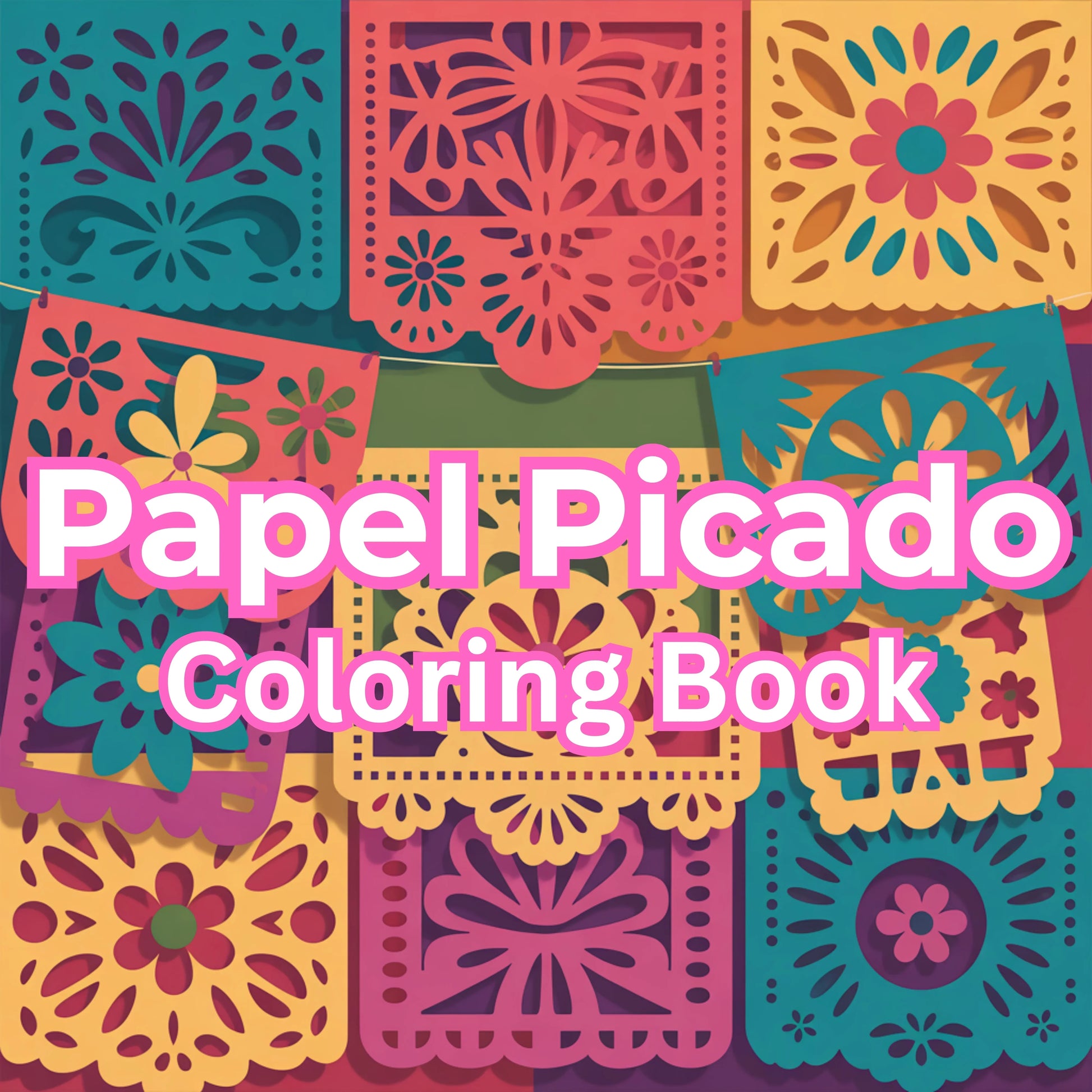 Papel Picado Coloring Books Bundle - CraftNest - Digital Crafting and Art