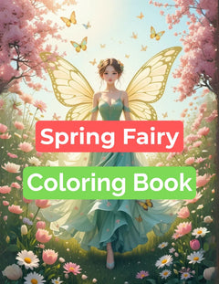 Spring Fairy Coloring Book Bundle - CraftNest - Digital Crafting and Art
