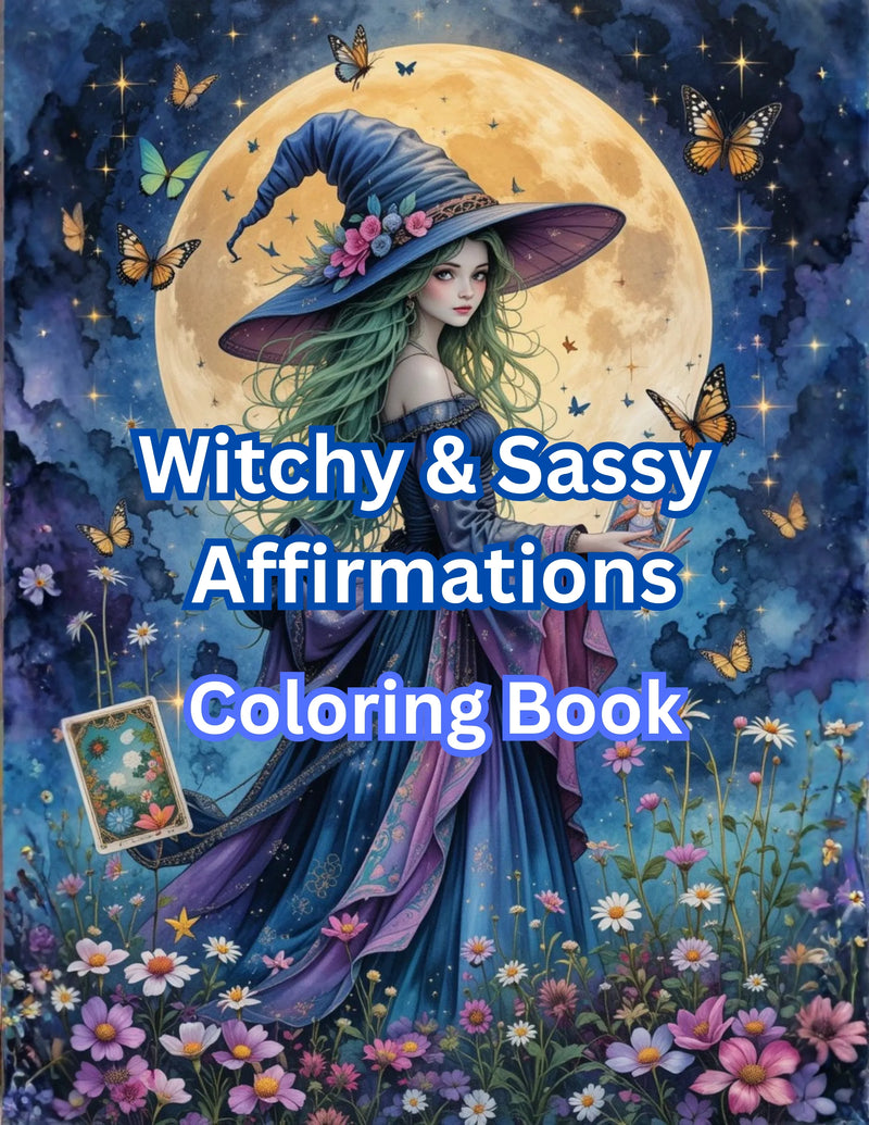 Witchy Affirmations Coloring Book Bundle - CraftNest - Digital Crafting and Art