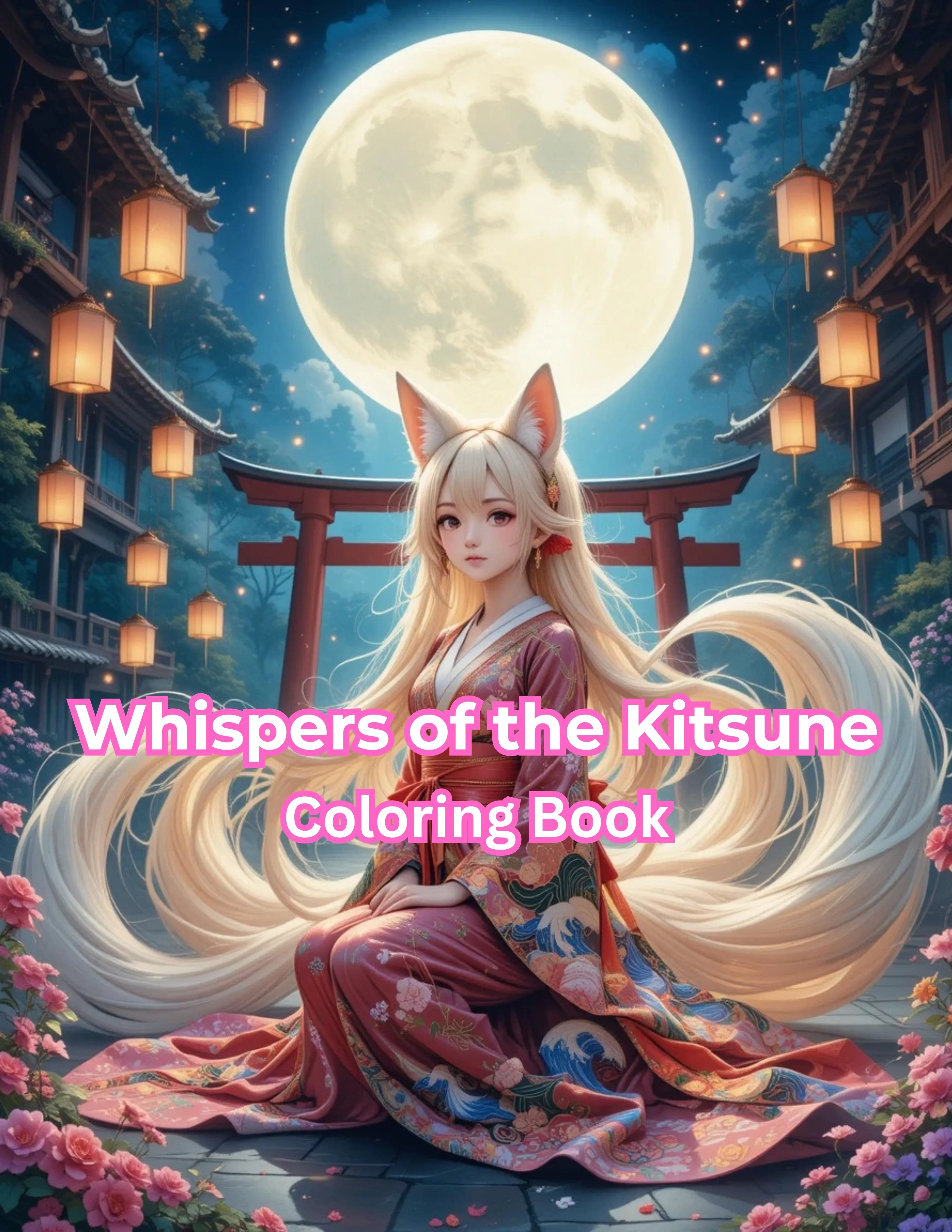 Whispers of the Kitsune Coloring Book Bundle - CraftNest - Digital Crafting and Art