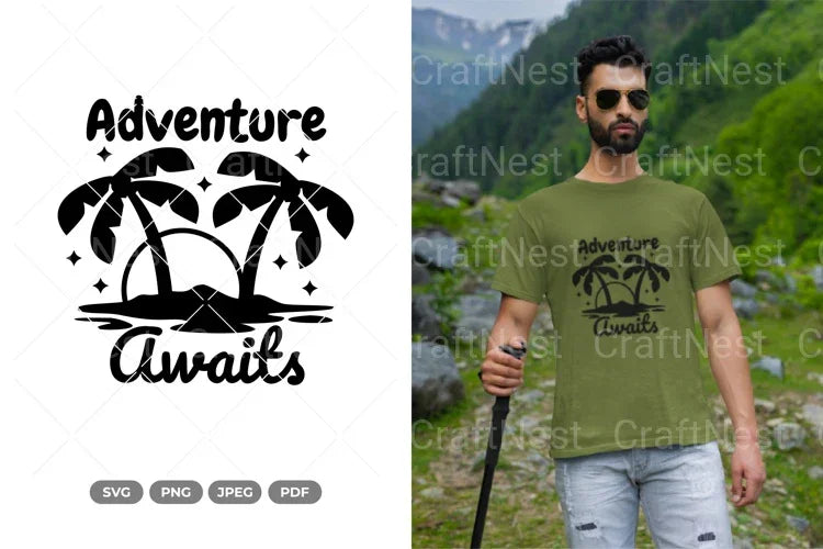 Adventure Awaits SVG Bundle - CraftNest - Digital Crafting and Art