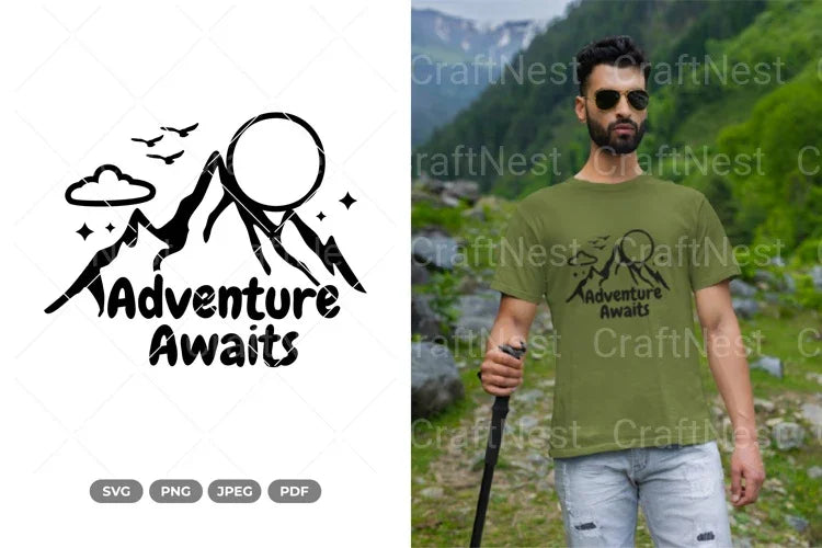 Adventure Awaits SVG Bundle - CraftNest - Digital Crafting and Art