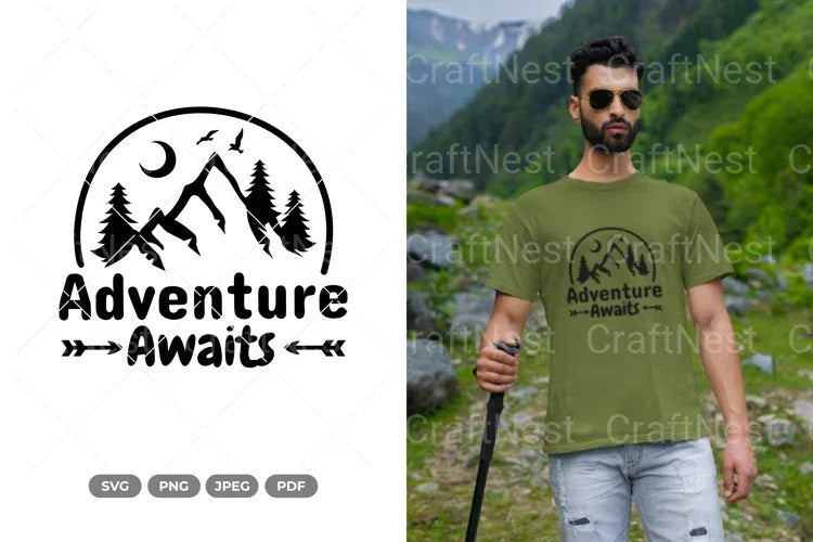 Adventure Awaits SVG Bundle - CraftNest - Digital Crafting and Art
