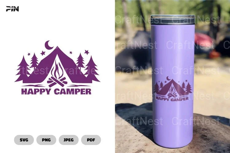 Adventure Happy Camper SVG Bundle - CraftNest - Digital Crafting and Art