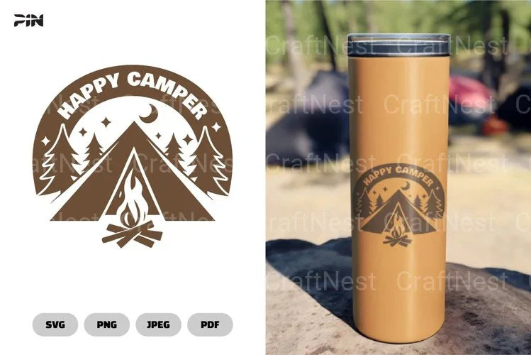 Adventure Happy Camper SVG Bundle - CraftNest - Digital Crafting and Art
