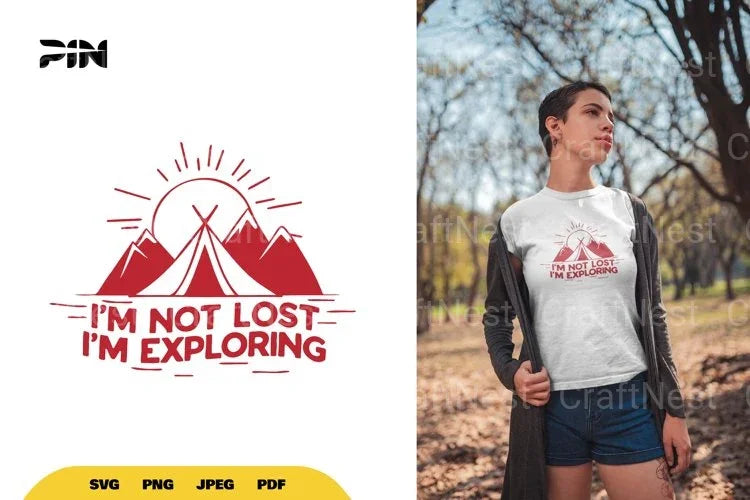 Adventure Not Lost Exploring SVG Bundle - CraftNest - Digital Crafting and Art