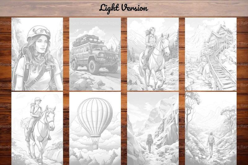 Adventure Travel Coloring Books - CraftNest