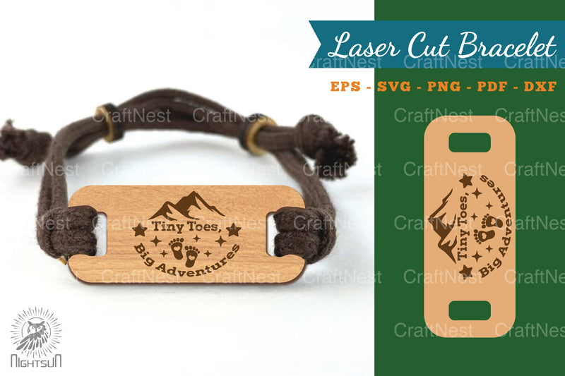Adventures Laser Cut Bracelet Design Bundle - CraftNest - Digital Crafting and Art