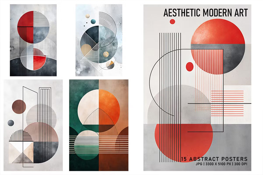 Aesthetic Modern Art - Wall Art