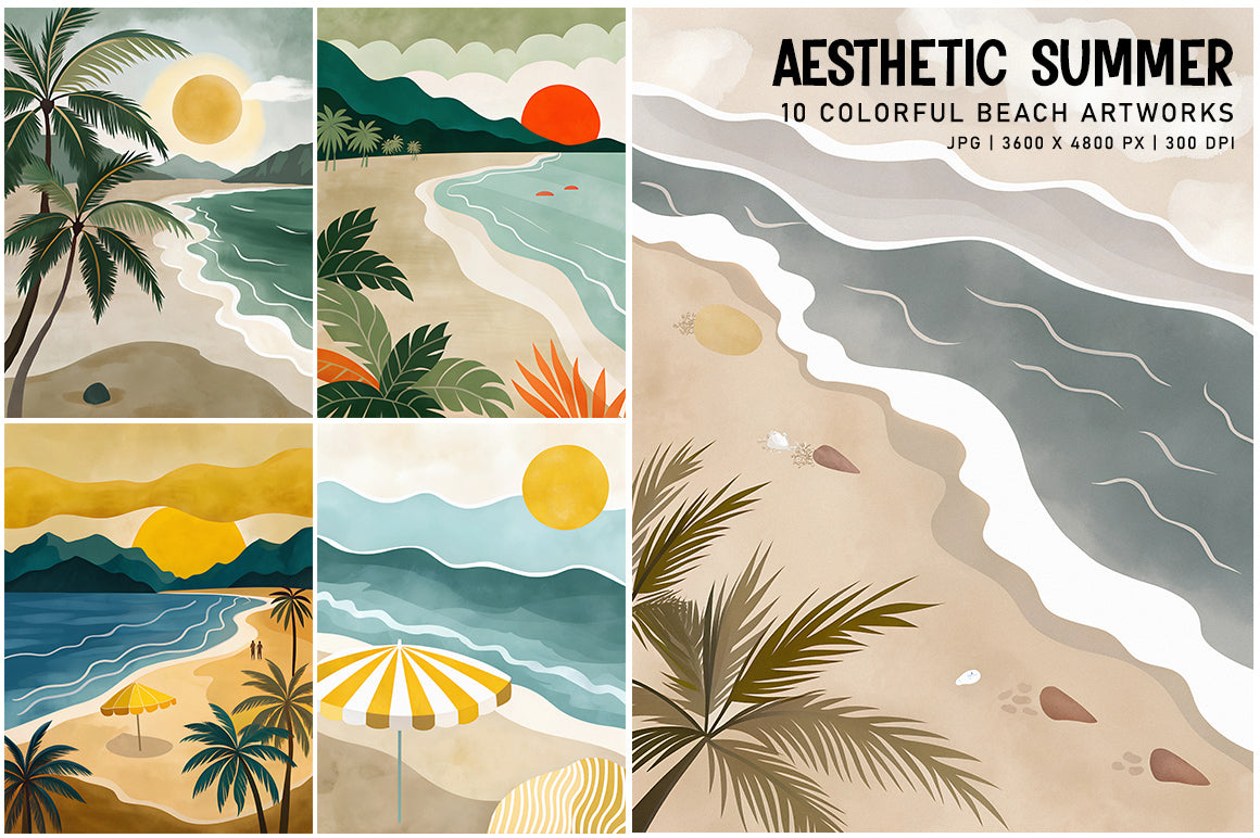 Aesthetic Summer - Wall Art