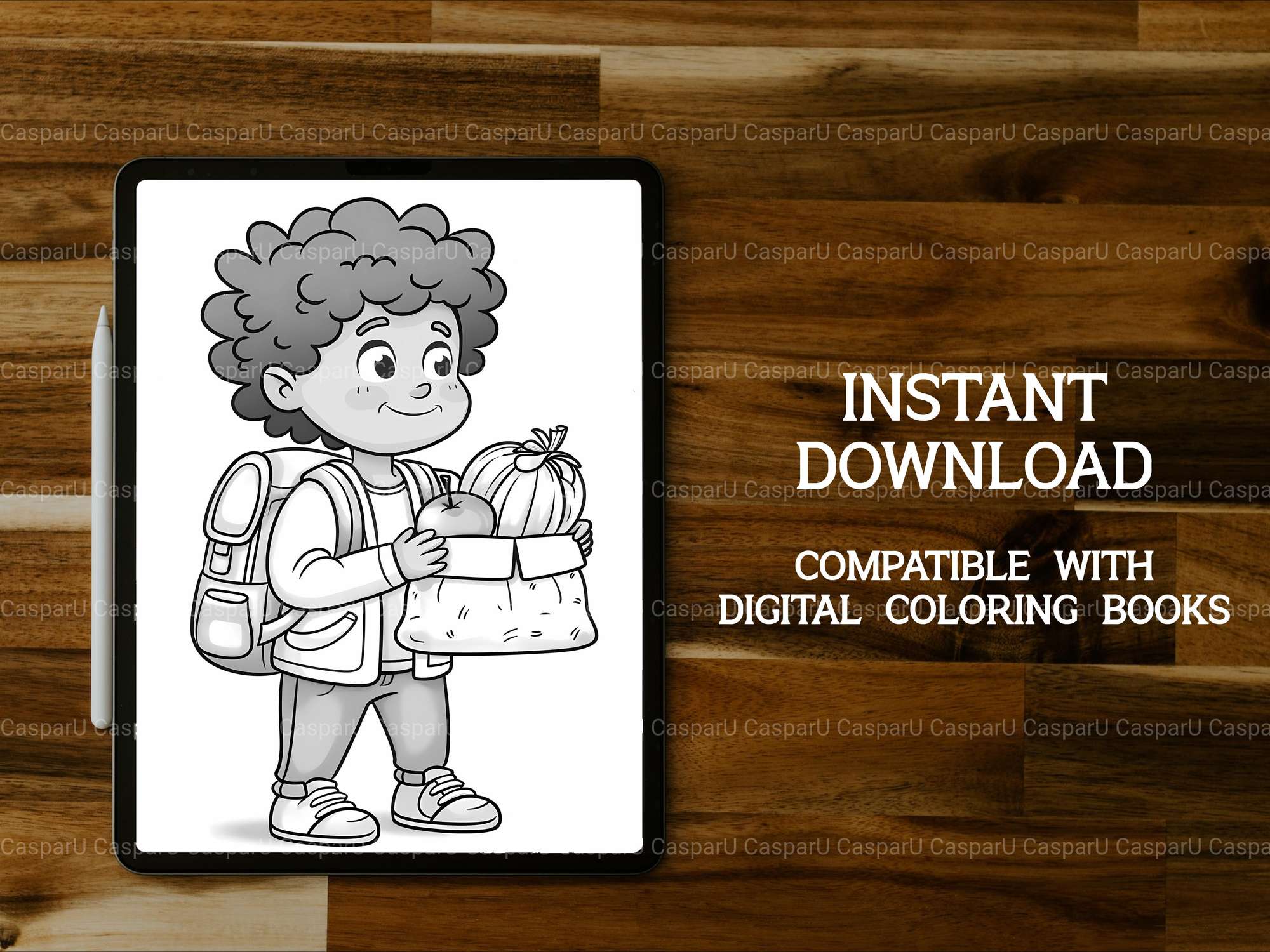 Afro American Back To School Coloring Books - CraftNest - Digital Crafting and Art