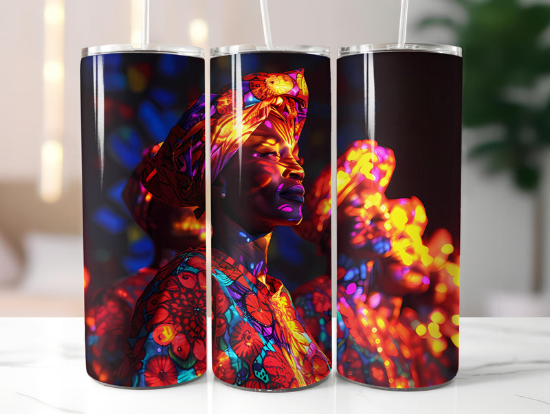 Afro-American Easter 3 Tumbler Wrap - CraftNest