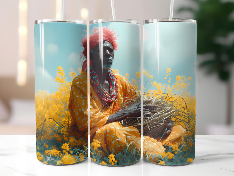 Afro-American Easter 3 Tumbler Wrap - CraftNest