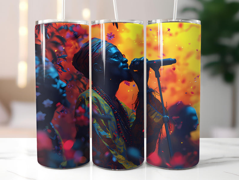 Afro-American Easter 3 Tumbler Wrap - CraftNest