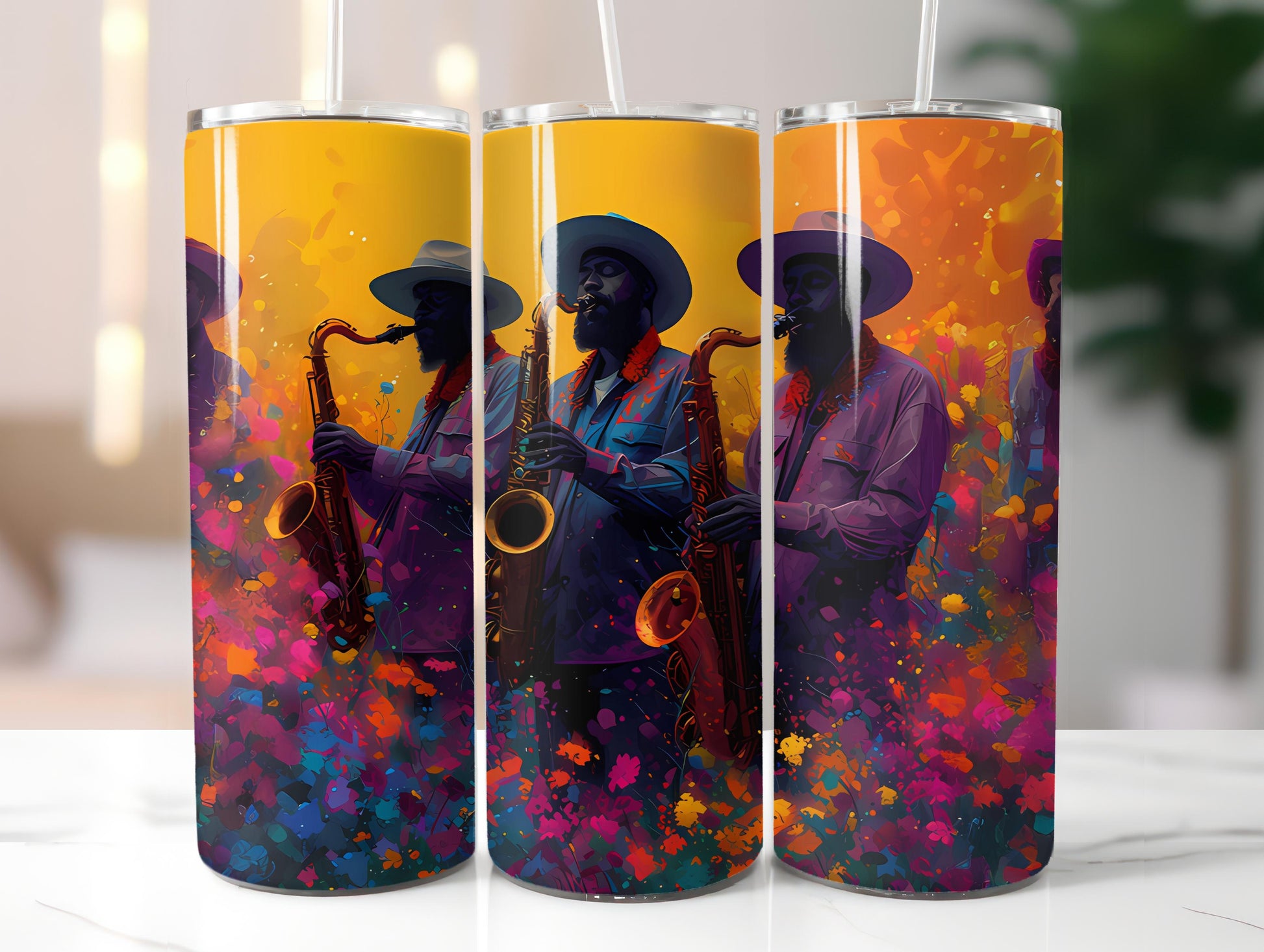 Afro-American Easter 3 Tumbler Wrap - CraftNest