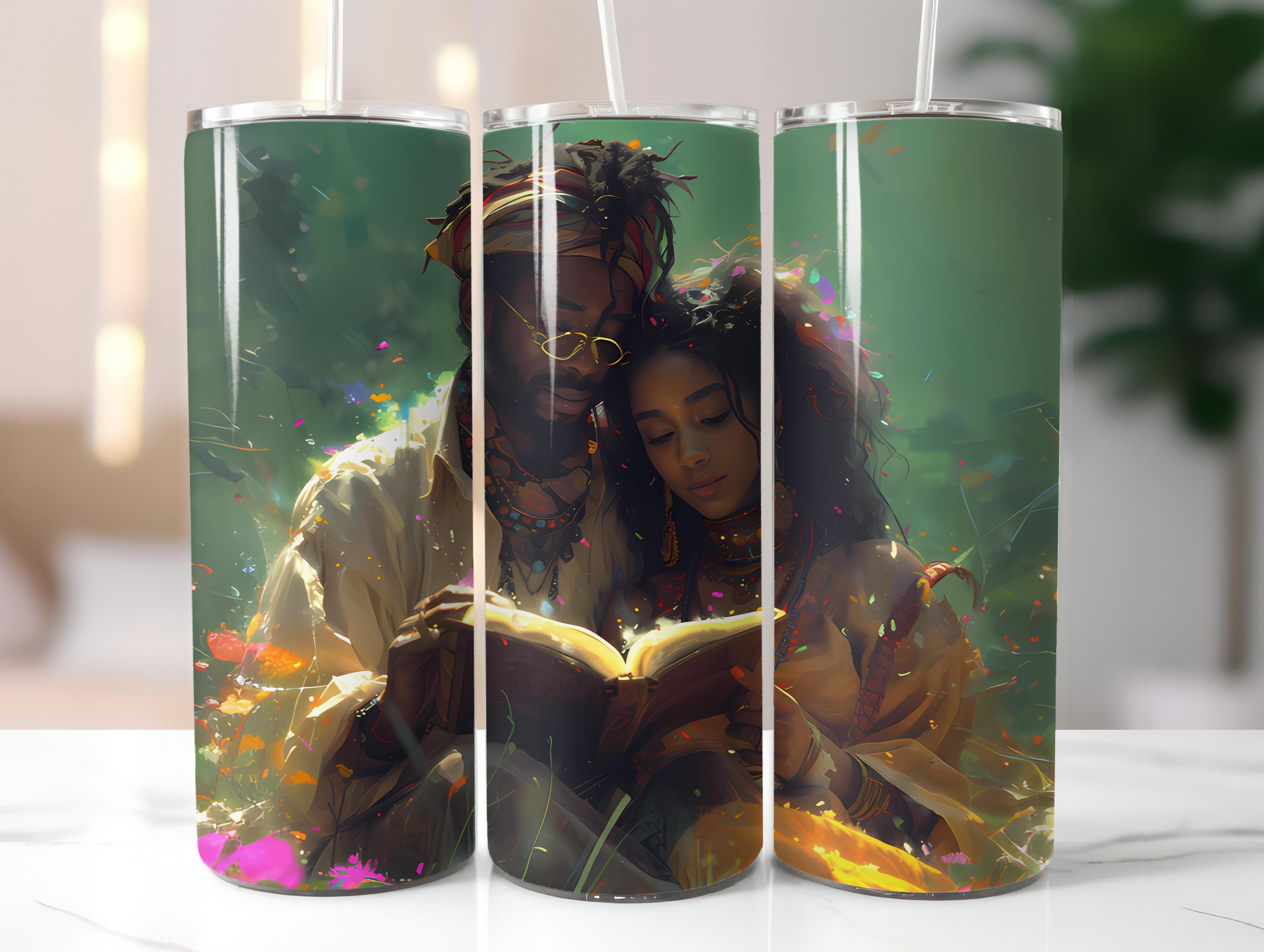 Afro-American Easter 2 Tumbler Wrap - CraftNest