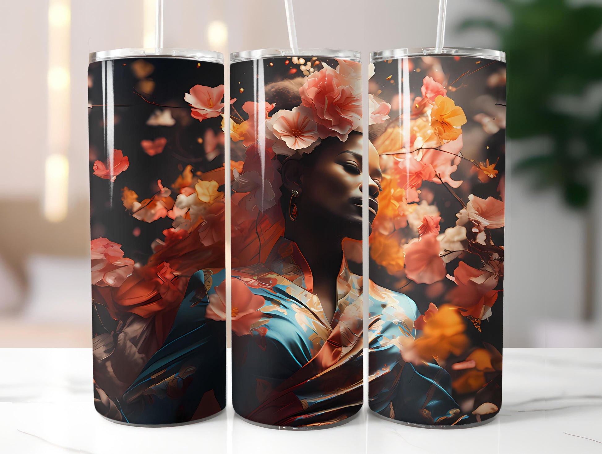 Afro-American Spring 3 Tumbler Wrap - CraftNest