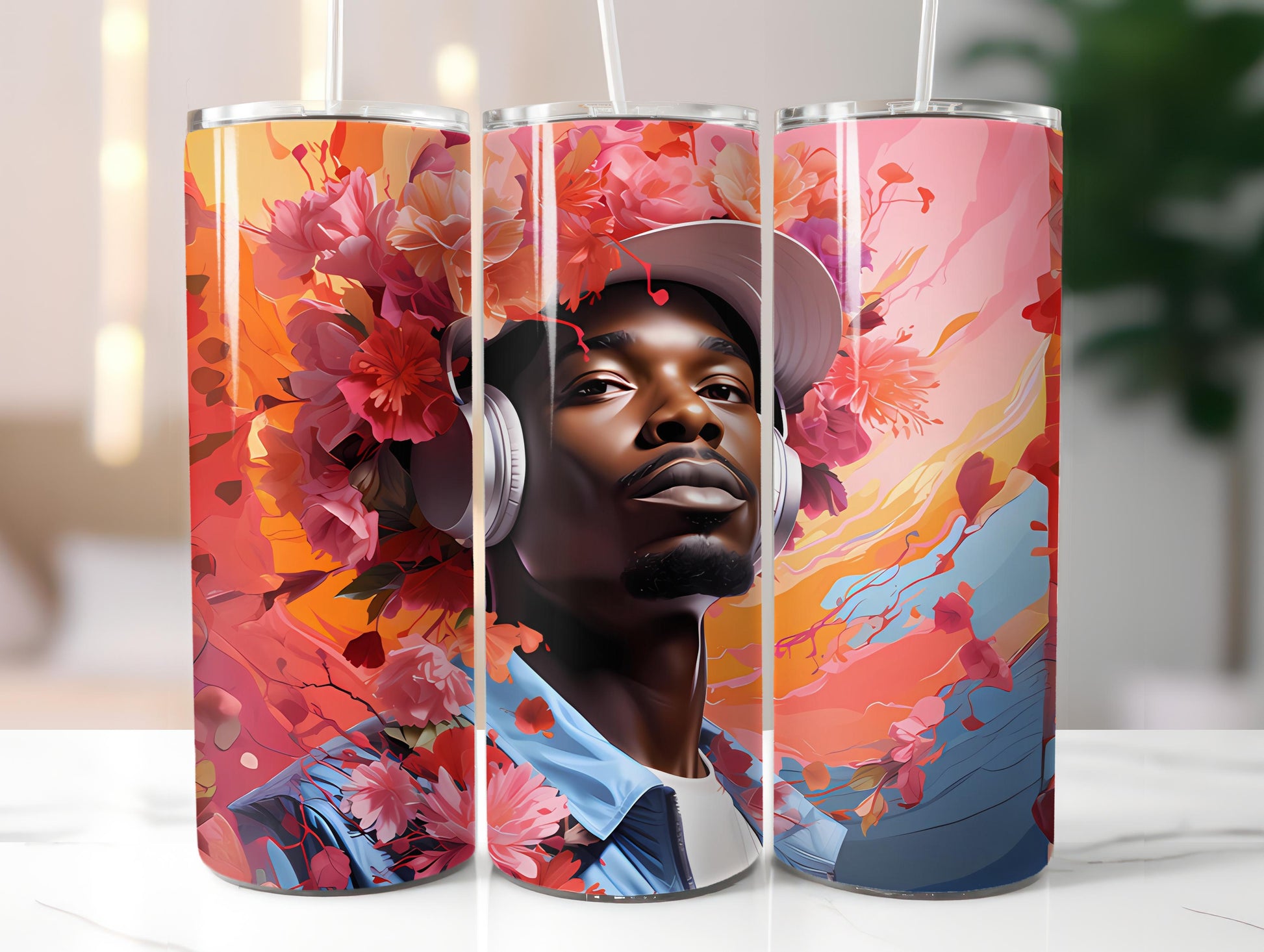 Afro-American Spring 1 Tumbler Wrap - CraftNest