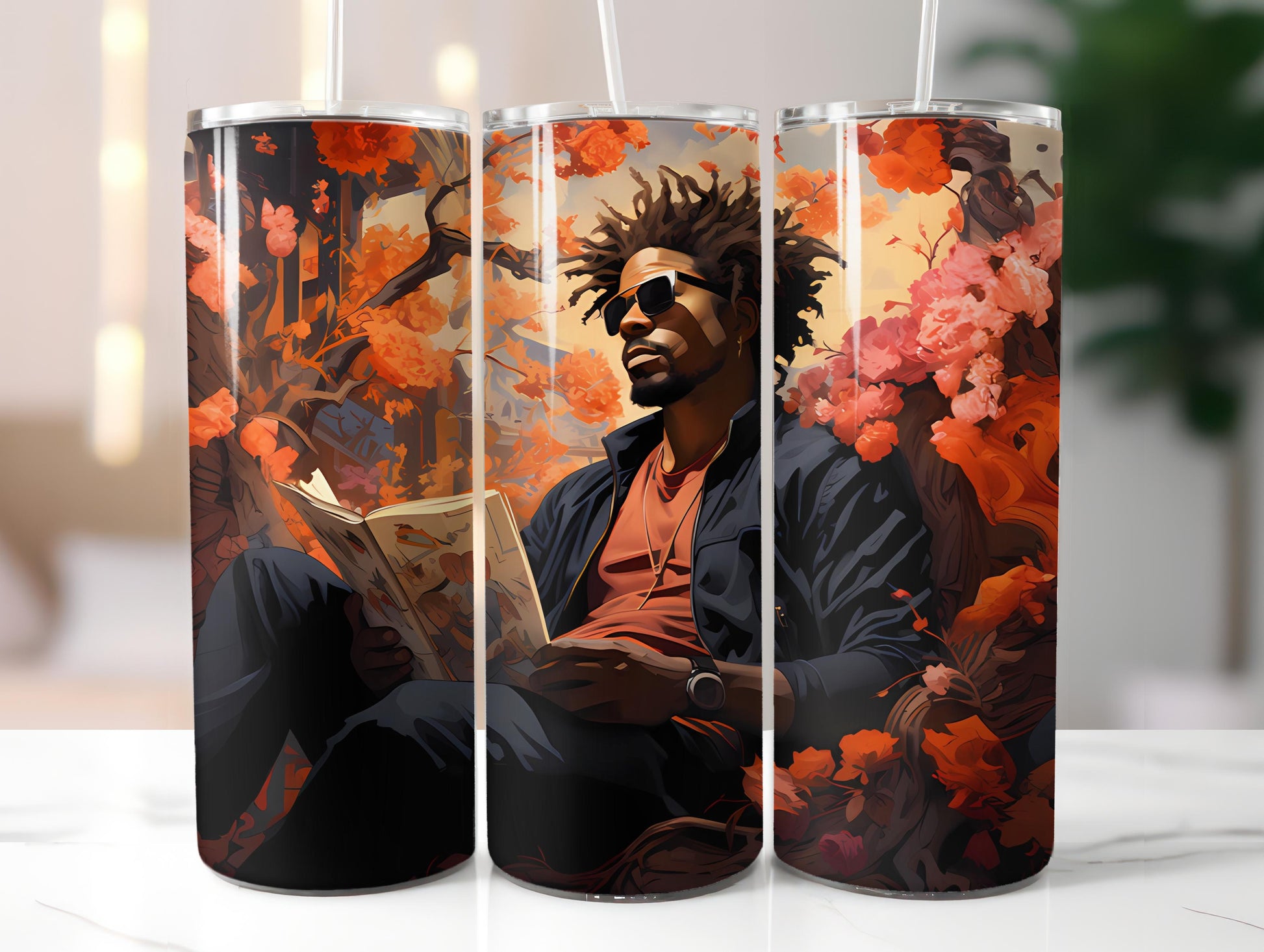 Afro-American Spring 3 Tumbler Wrap - CraftNest