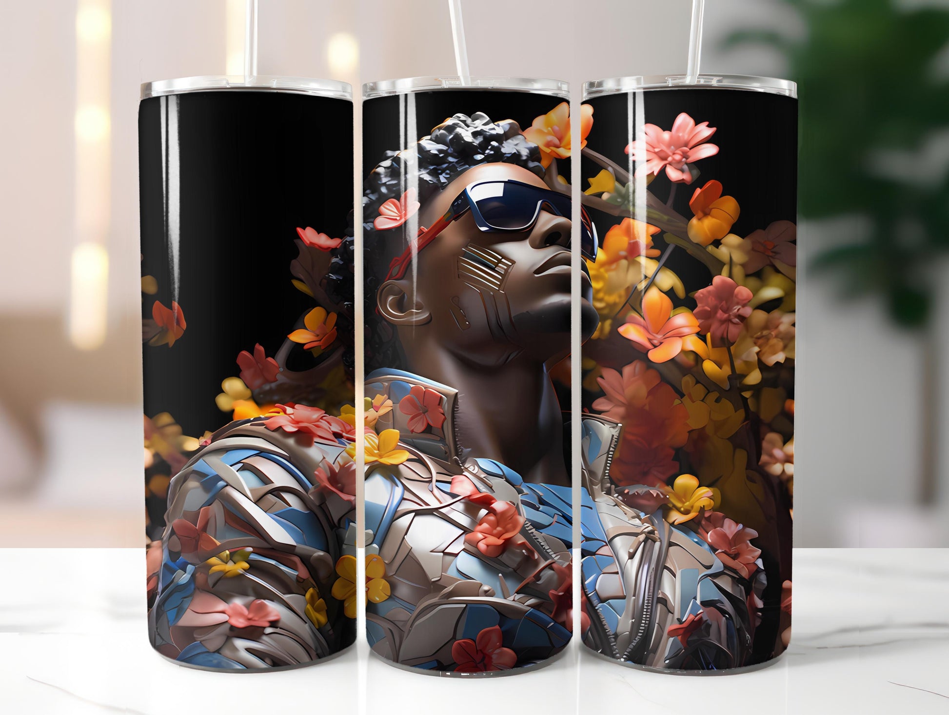 Afro-American Spring 1 Tumbler Wrap - CraftNest