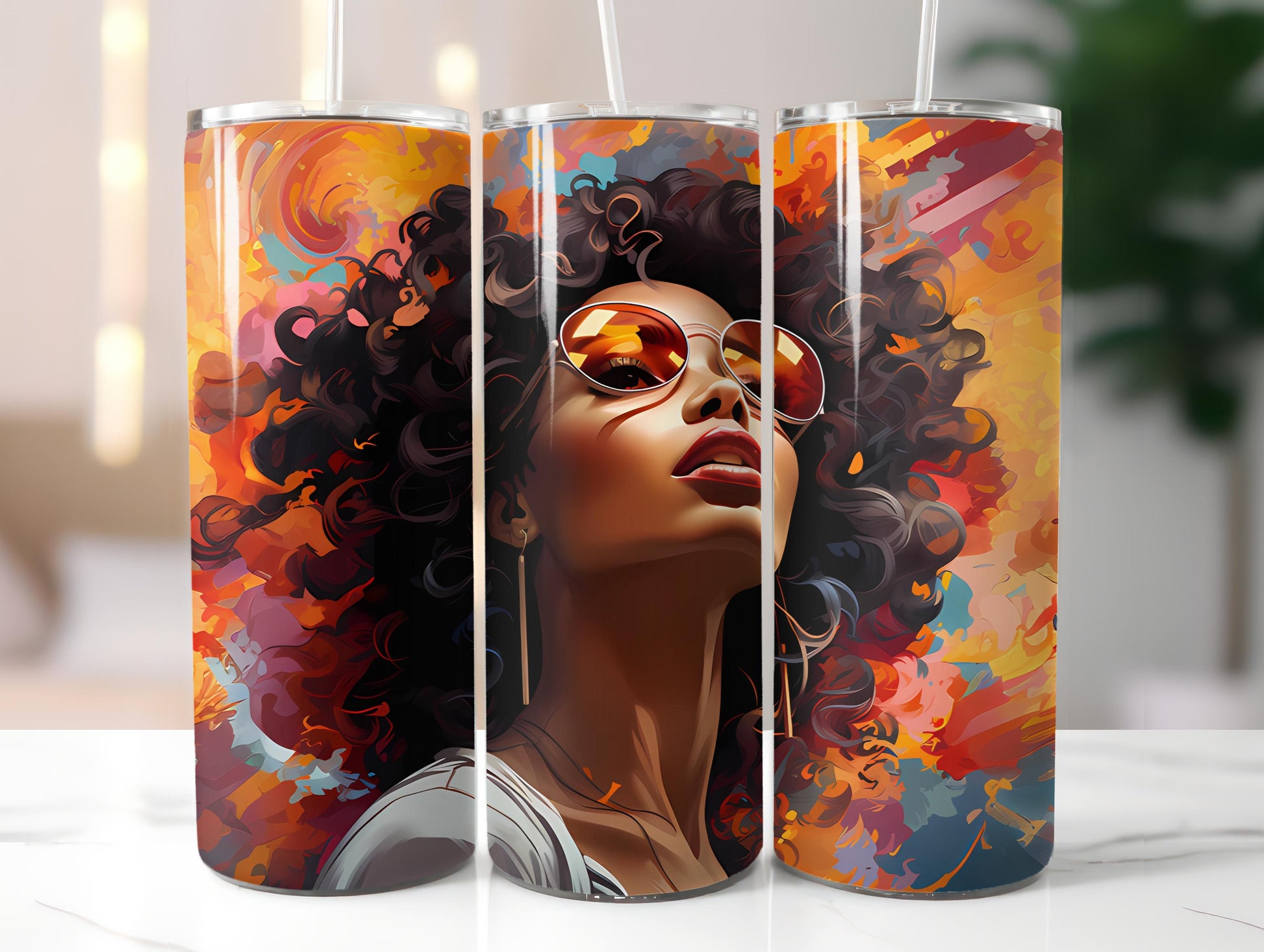 Afro-American Spring 1 Tumbler Wrap - CraftNest