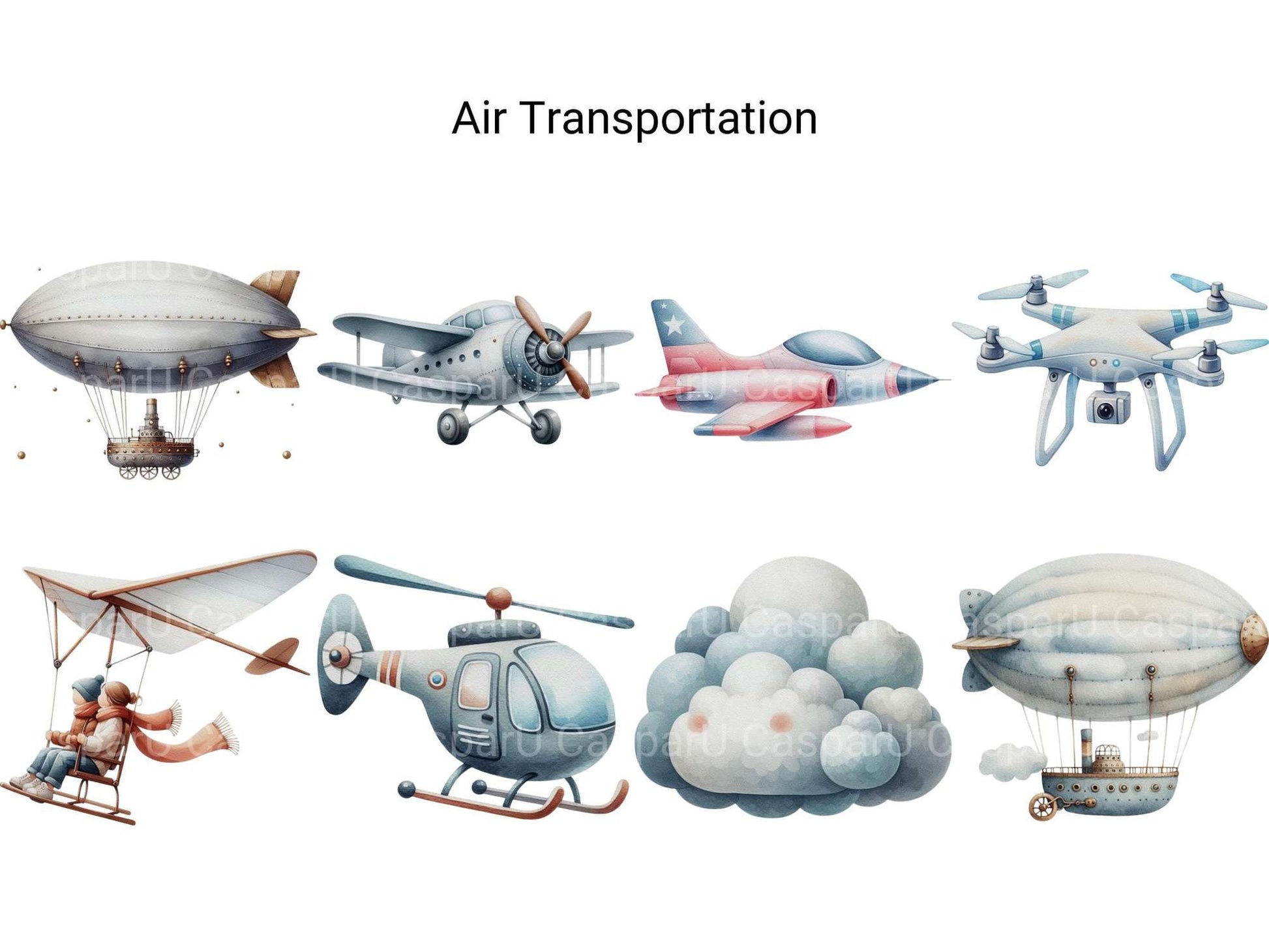 Air Transportation - CraftNest - Digital Crafting and Art
