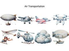 Air Transportation - CraftNest - Digital Crafting and Art