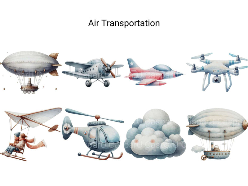 Air Transportation - CraftNest - Digital Crafting and Art