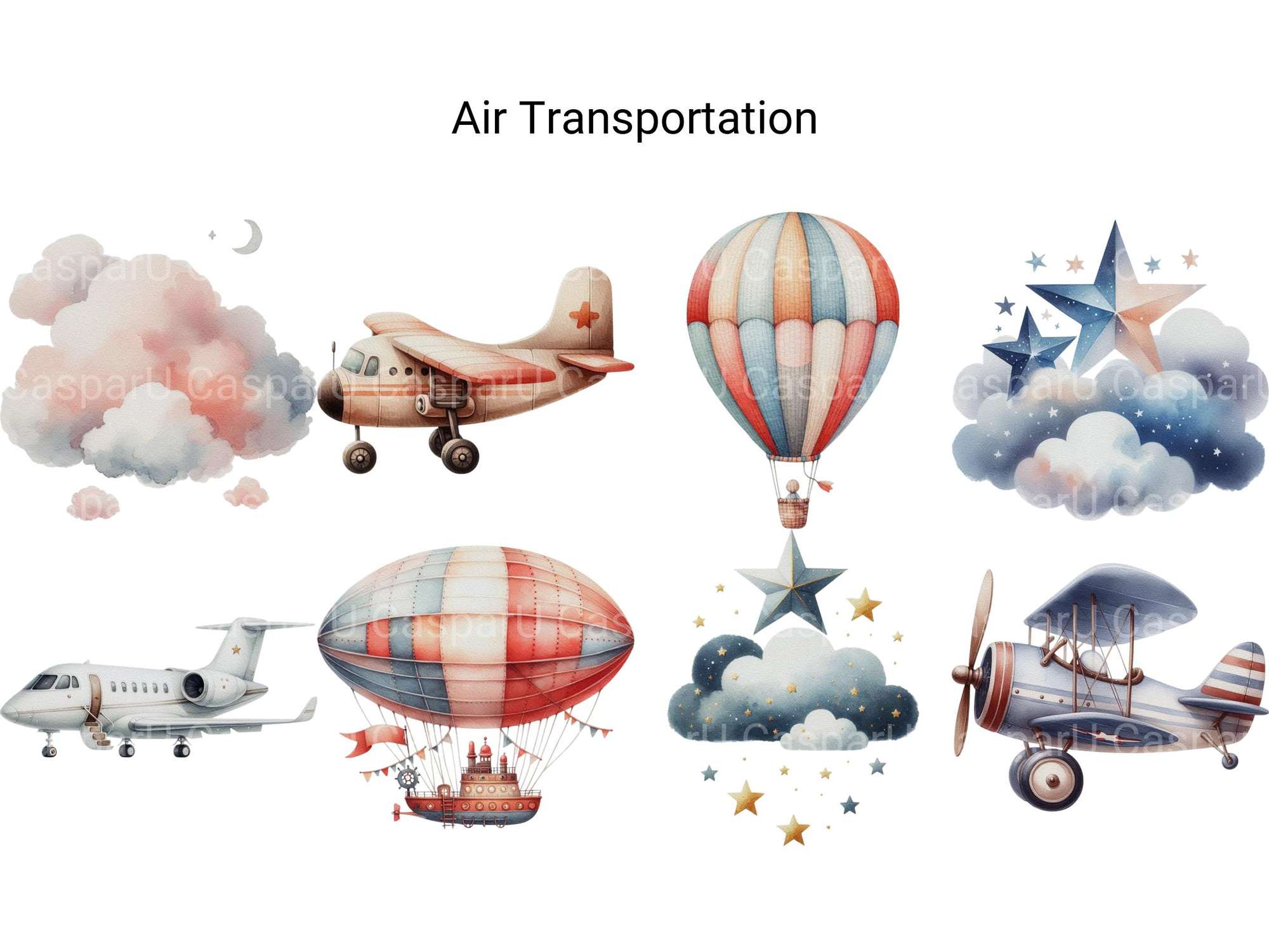Air Transportation - CraftNest - Digital Crafting and Art