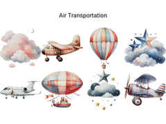 Air Transportation - CraftNest - Digital Crafting and Art