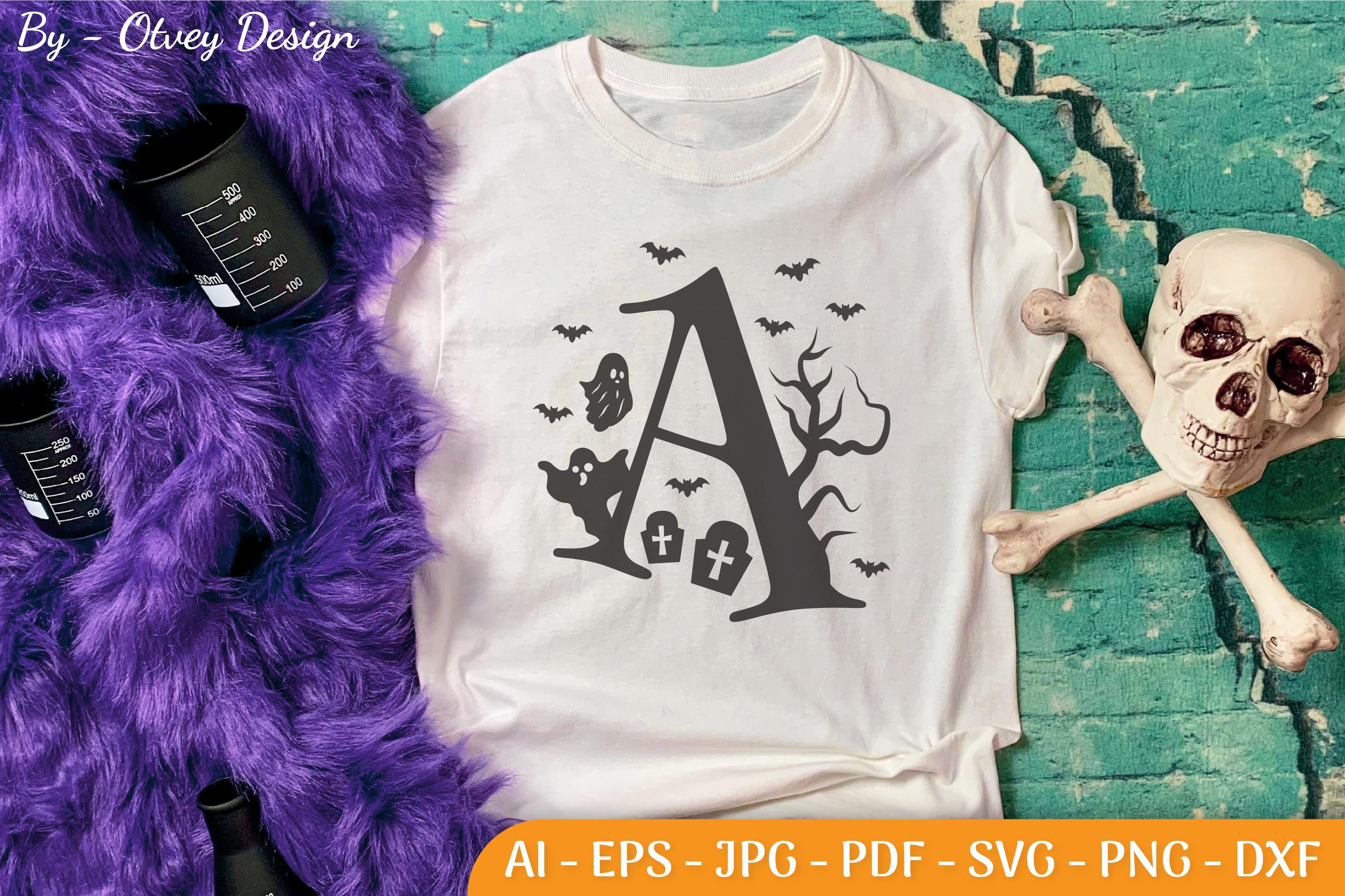 Alphabet Halloween SVG Bundle