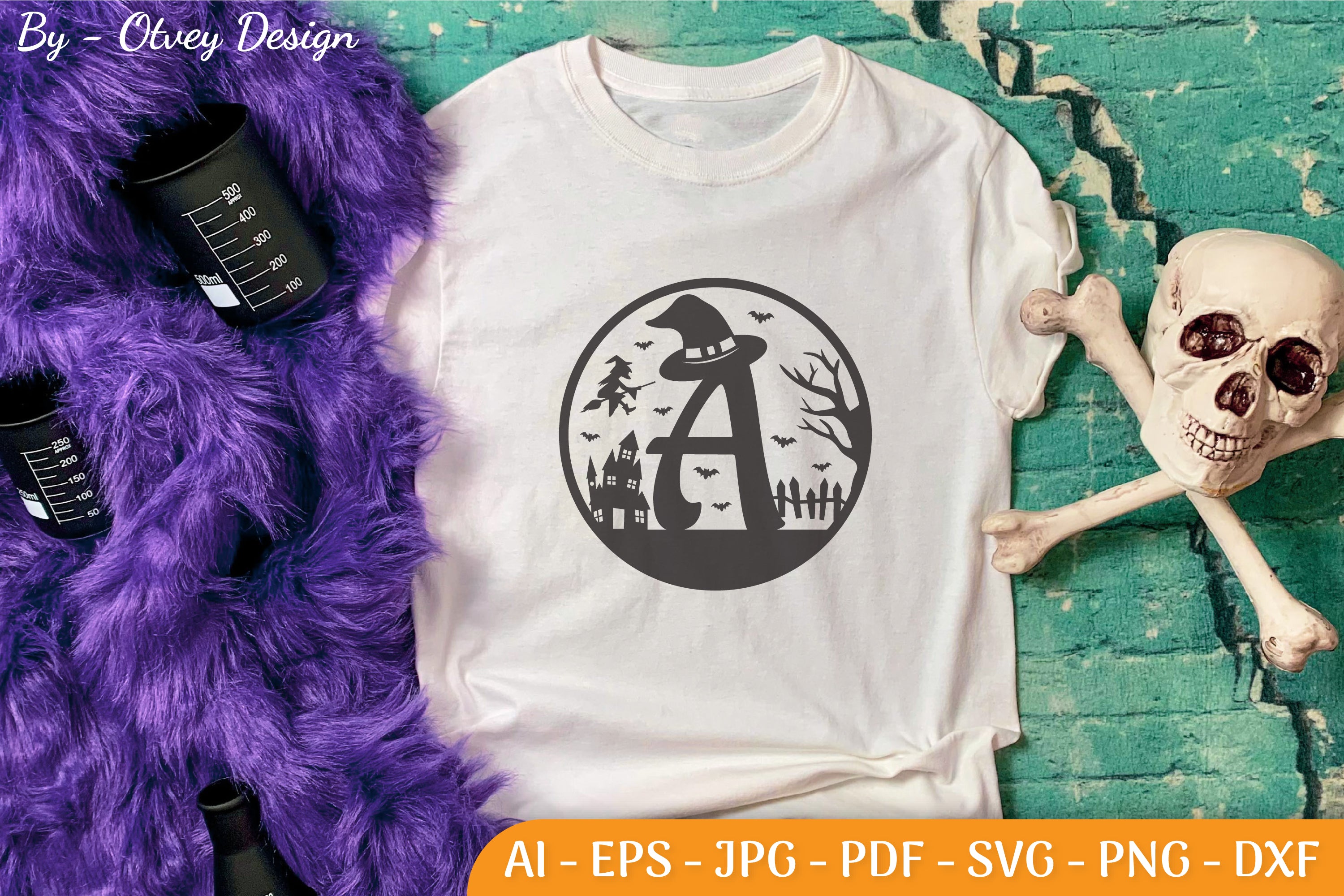 Alphabet Halloween SVG Bundle