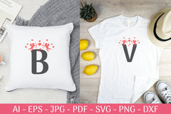 Alphabet Valentine SVG Bundle 1 - CraftNest - Digital Crafting and Art