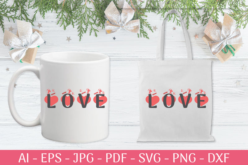 Alphabet Valentine SVG Bundle 2 - CraftNest - Digital Crafting and Art