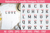 Alphabet Valentine SVG Bundle