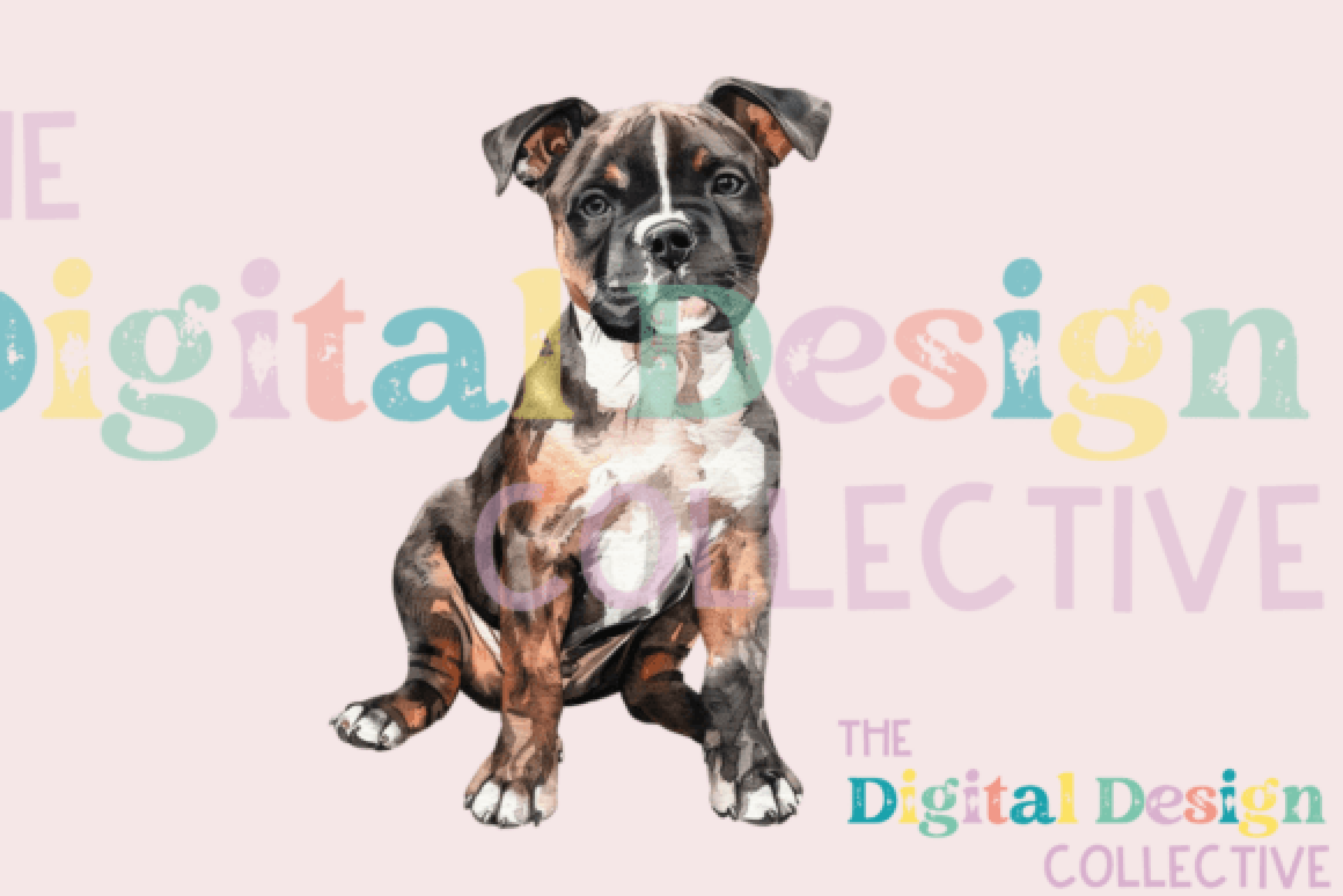 Vibrant Pitbull T-Shirt Design Bundle