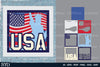 American 3D Layered Papercut Clipart Bundle