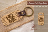 American Football Home Laser Cut Keychain Clipart Bundle