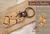 American Football Laser Cut Keychain Design Bundle