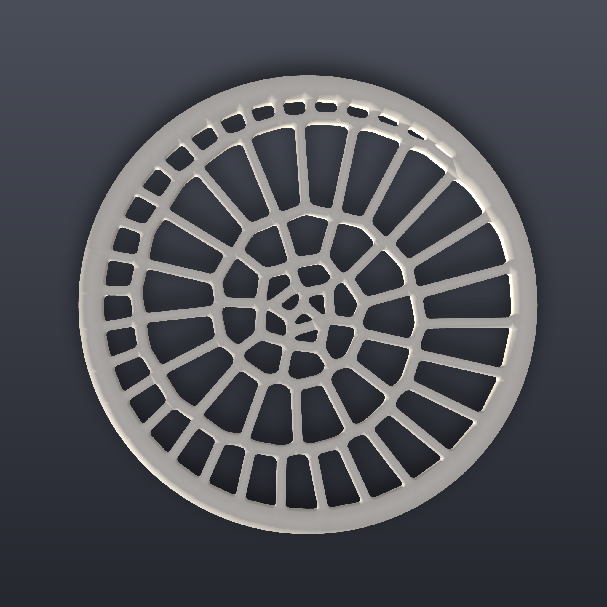 Ammonite Trivet 3D Print STL File