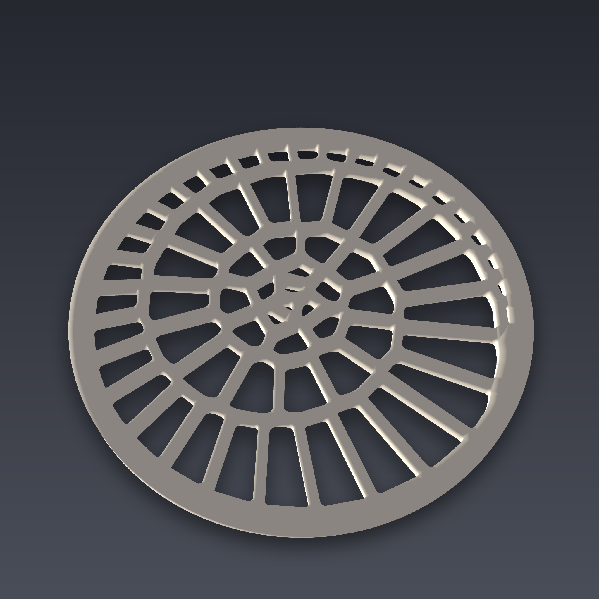 Ammonite Trivet 3D Print STL File