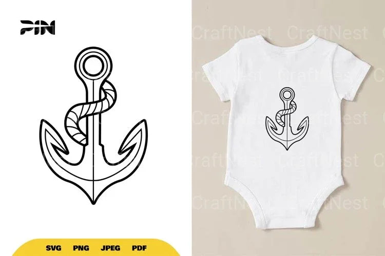 Anchor SVG Bundle - CraftNest - Digital Crafting and Art