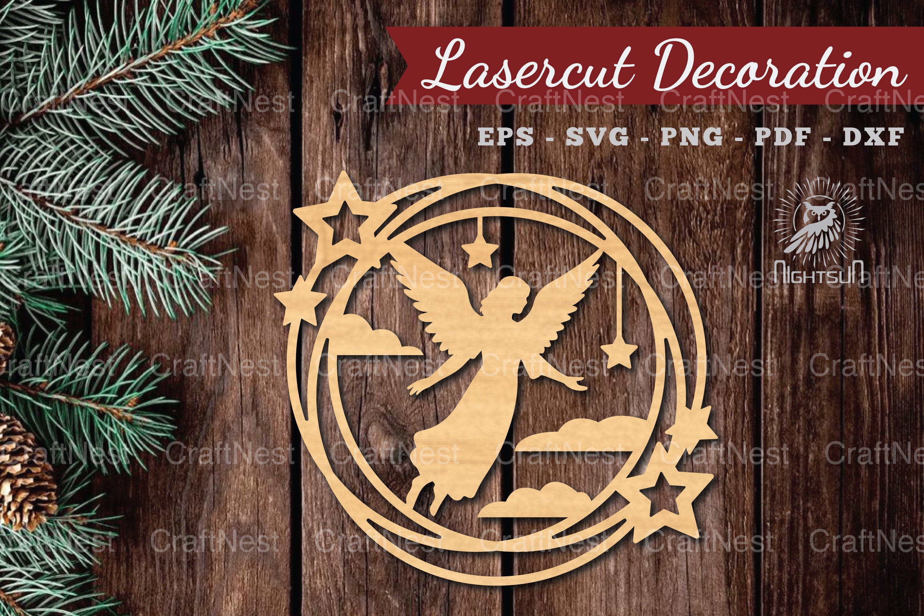 Angel Mom Lasercut Decoration Clipart Bundle - CraftNest - Digital Crafting and Art