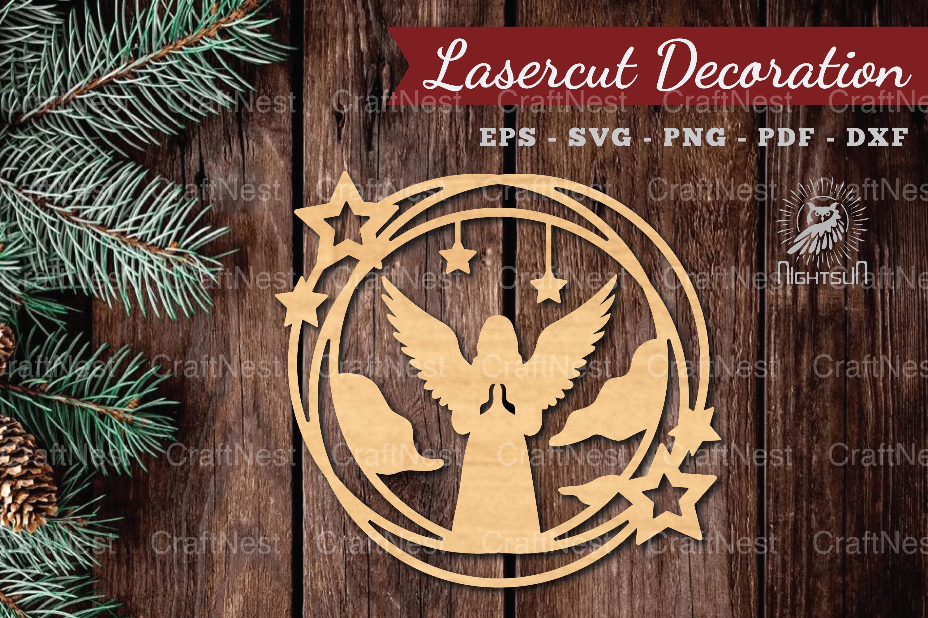 Angel Mom Lasercut Decoration Clipart Bundle - CraftNest - Digital Crafting and Art