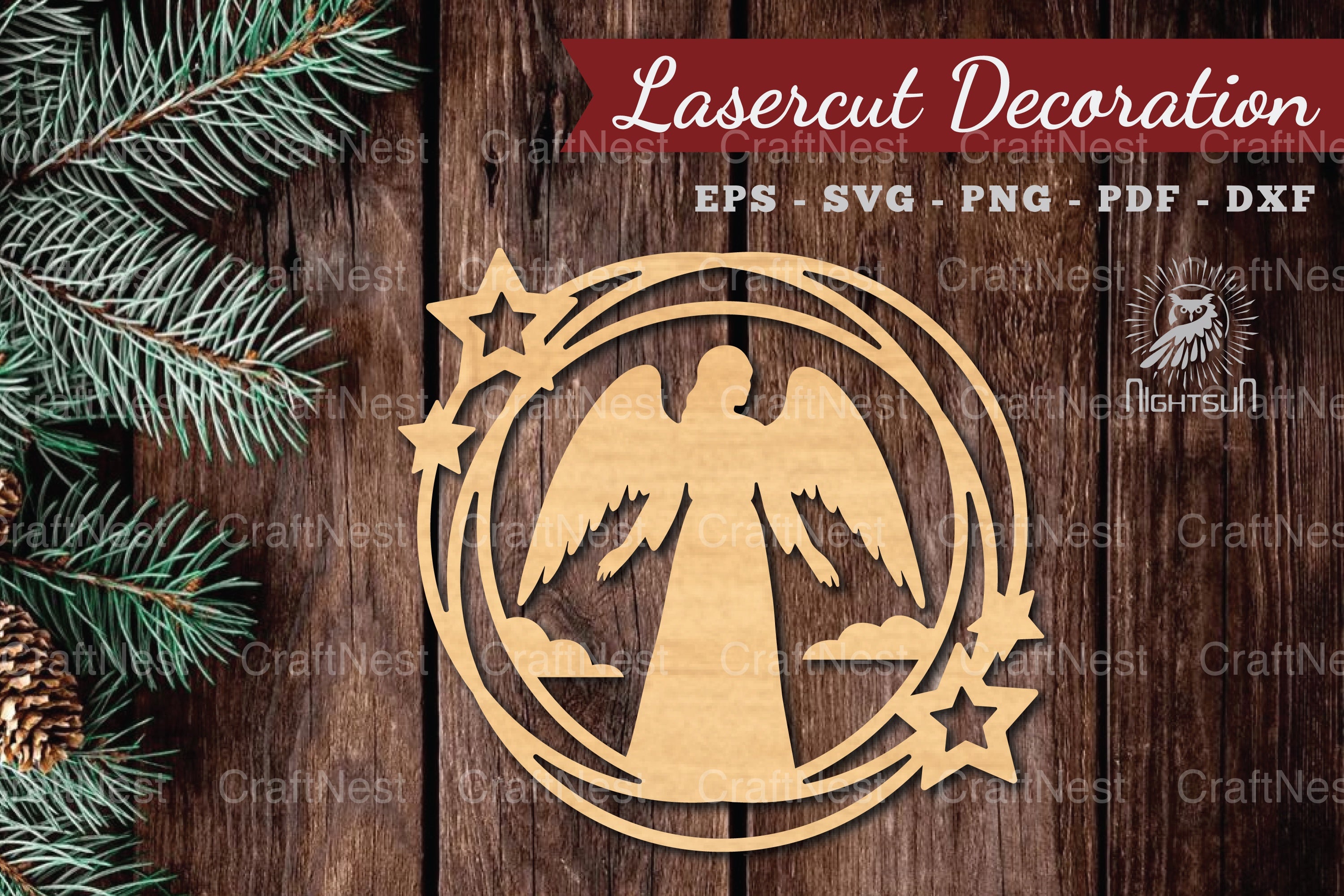 Angel Mom Lasercut Decoration Clipart Bundle - CraftNest - Digital Crafting and Art